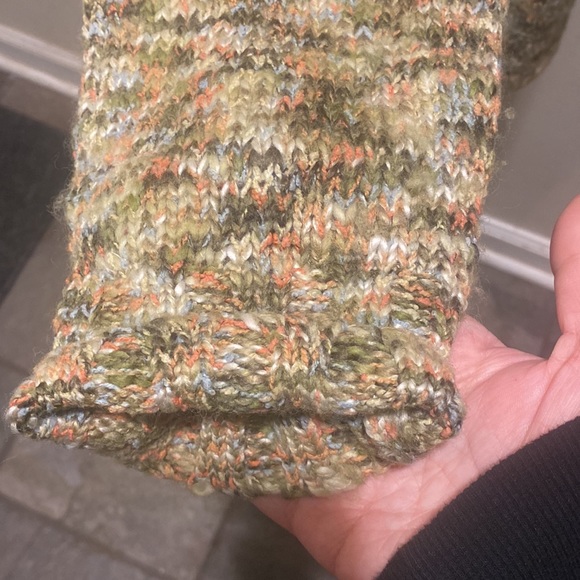 Multi-colored Chico’s Cardigan with Wooden Buttons - Picture 8 of 8